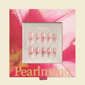 Her Nest pink cat-eye ombré almond press-on nails