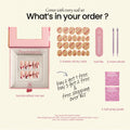 Additional view of Cheri press-on nails