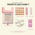 Additional view of Pink Topaz press-on nails