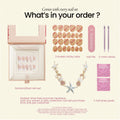 Additional view of Sea Camilla press-on nails