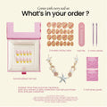 Additional view of Soleil Poppy press-on nails